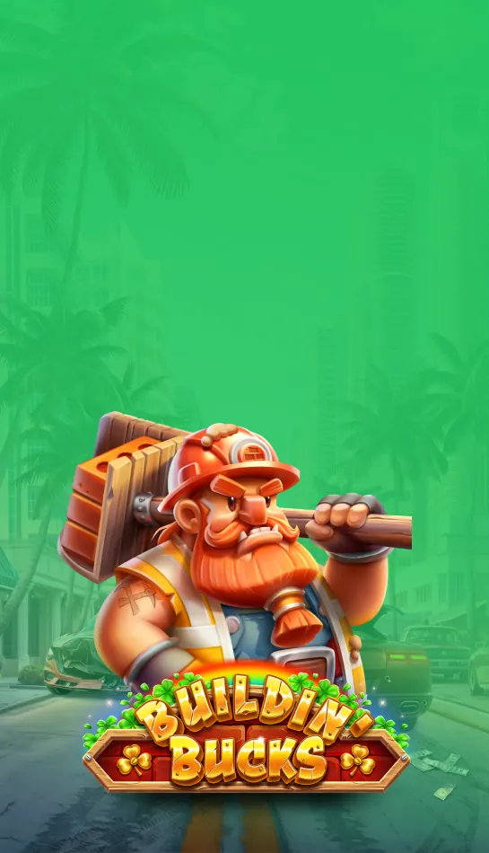 Building Bucks casino game promotional banner